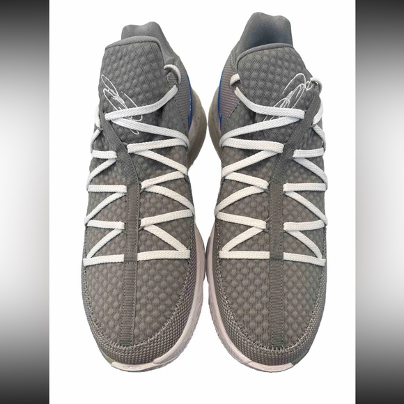Men’s Size 17 Nike LeBron 17 Low Particle Gray Basketball Shoes 2020 CD5007-004